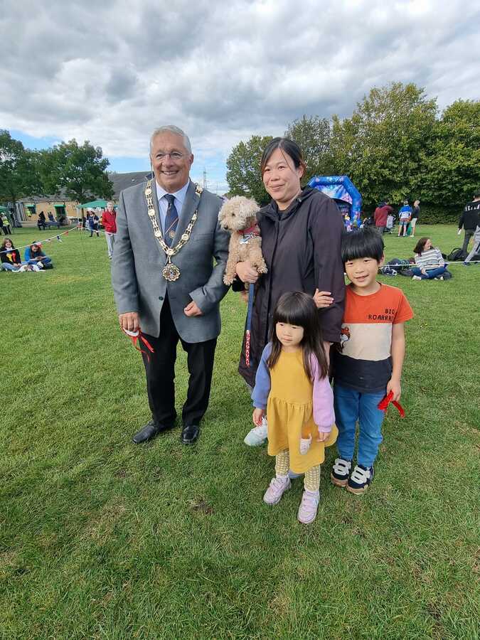 The Mayor, Cllr Colin Stears, at the Dog Show